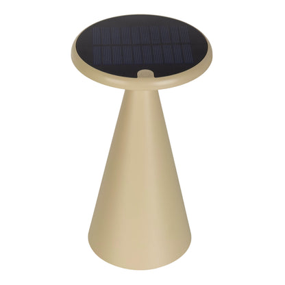 Solar-/Akku-/Tischleuchte "PALU" H: 20cm beige