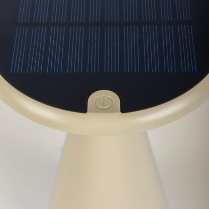 Solar-/Akku-/Tischleuchte "PALU" H: 20cm beige