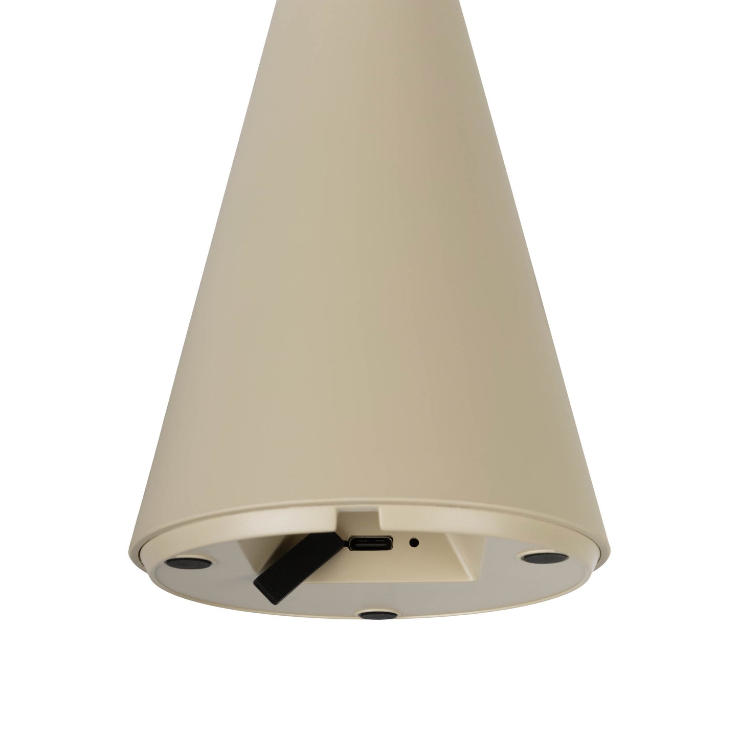 Solar-/Akku-/Tischleuchte "PALU" H: 20cm beige