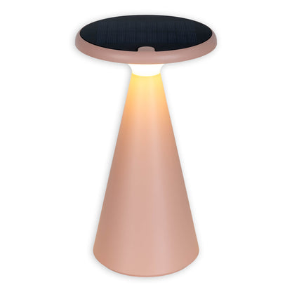 Solar-/Akku-/Tischleuchte "PALU" H: 20cm rosa