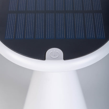 Solar-Akku-Tischleuchte "PALU" weiß