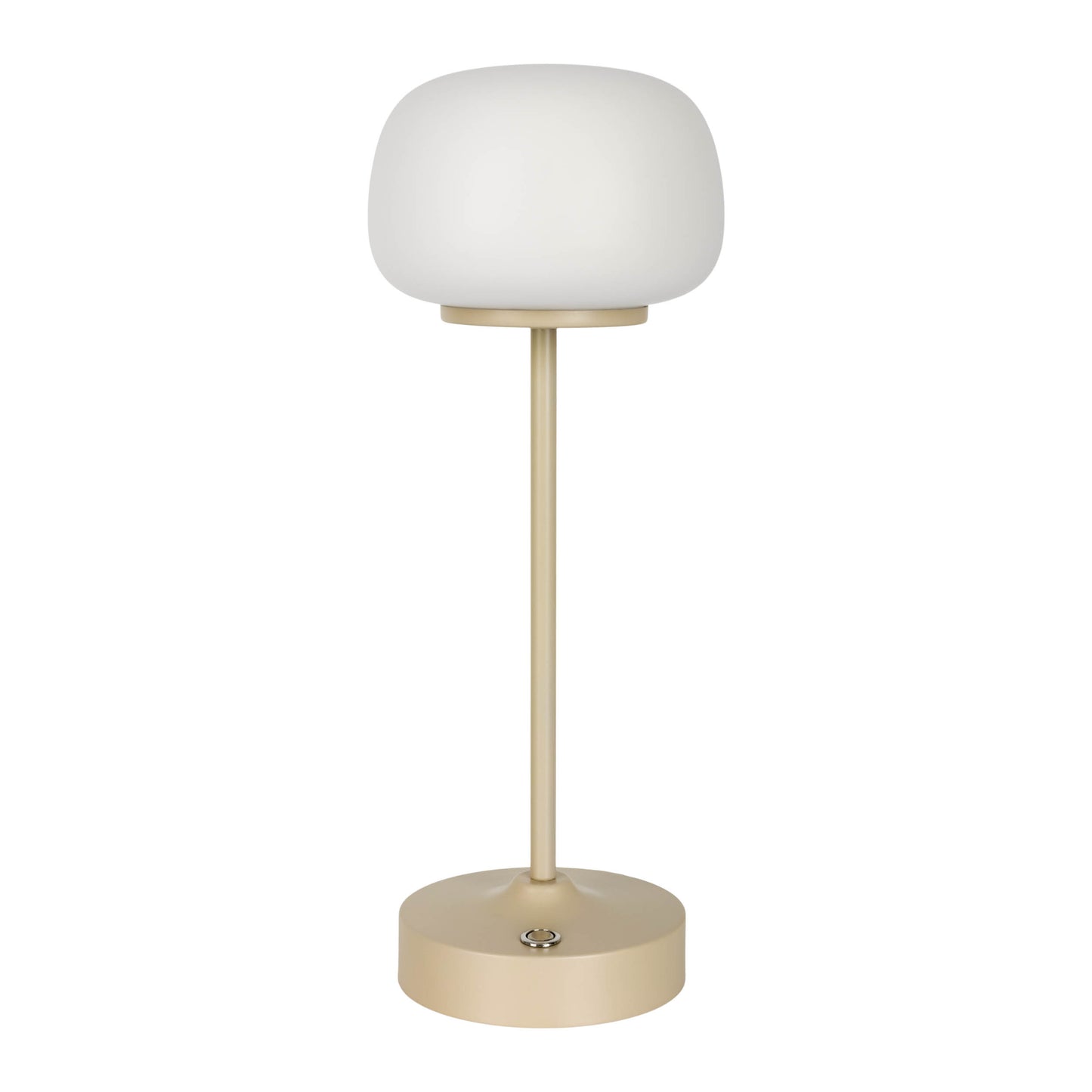 LED Akku-/Tischleuchte "PINA" H: 30cm beige