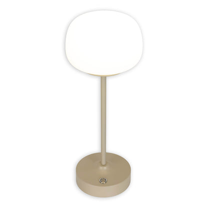 LED Akku-/Tischleuchte "PINA" H: 30cm beige