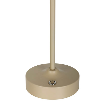 LED Akku-/Tischleuchte "PINA" H: 30cm beige