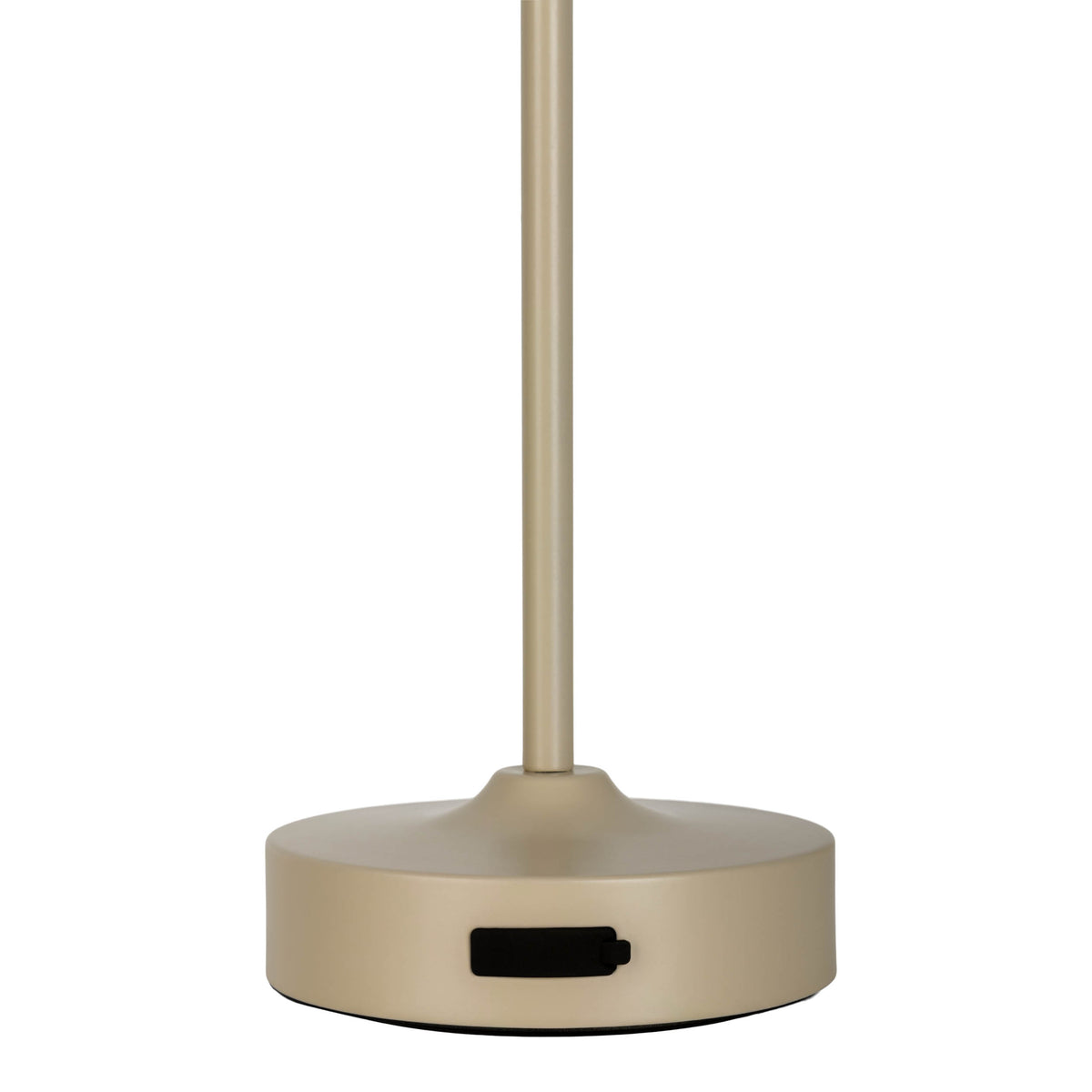 LED Akku-/Tischleuchte "PINA" H: 30cm beige