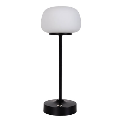 LED Akku-/Tischleuchte "PINA" H: 30cm schwarz