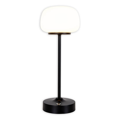 LED Akku-/Tischleuchte "PINA" H: 30cm schwarz