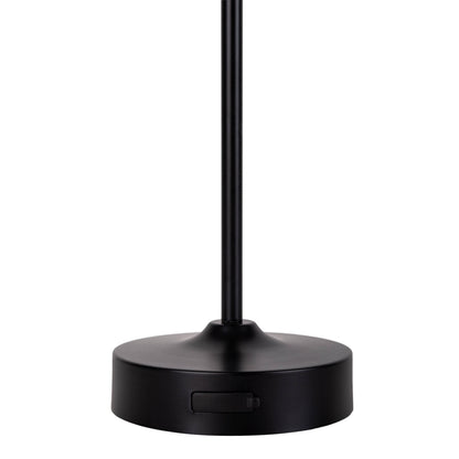 LED Akku-/Tischleuchte "PINA" H: 30cm schwarz