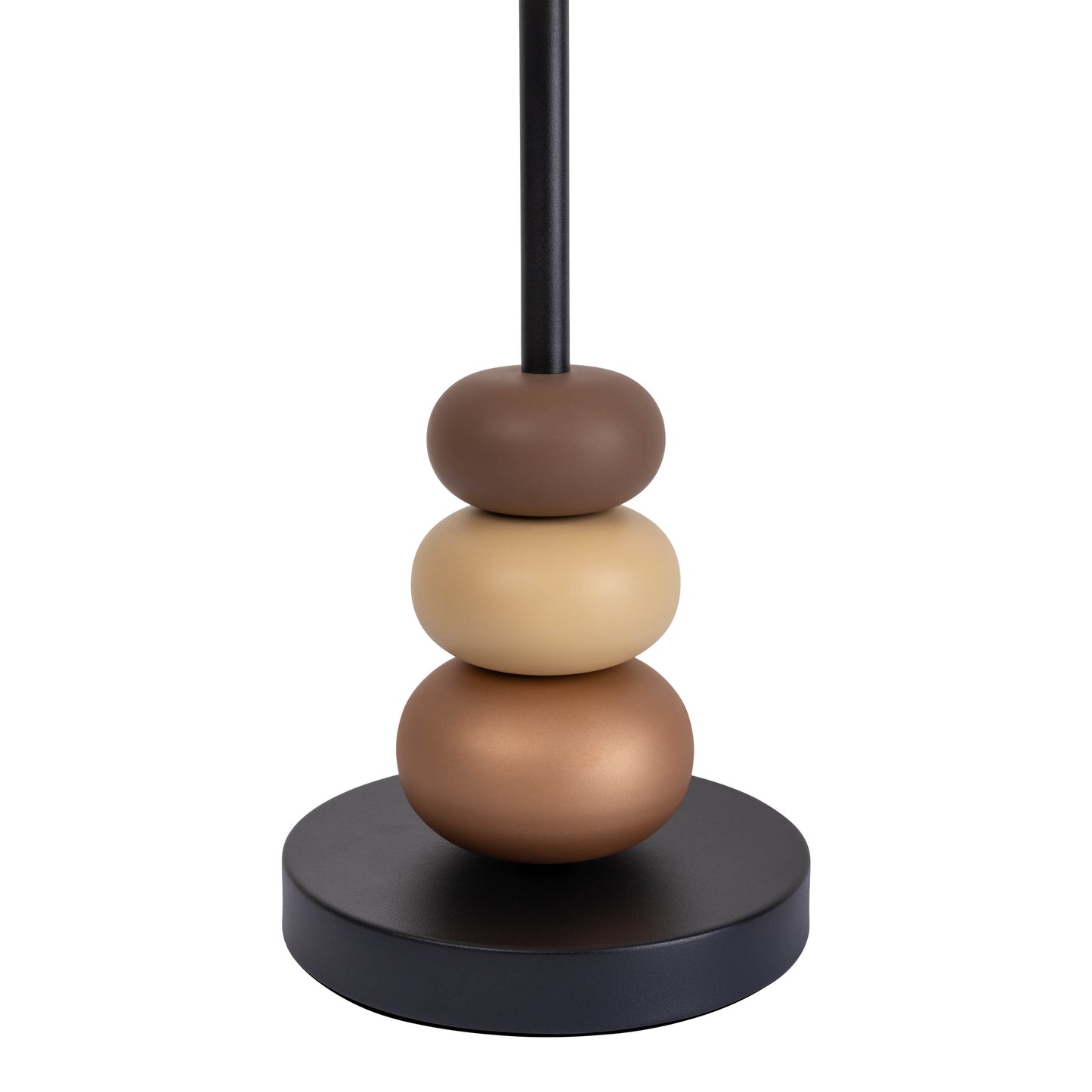 Tischleuchte "ELINA" H: 50cm schwarz / braun