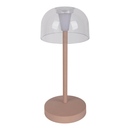 2er-Set Akku-/Tischleuchte "GOMBA" H: 18,5cm frosted almond
