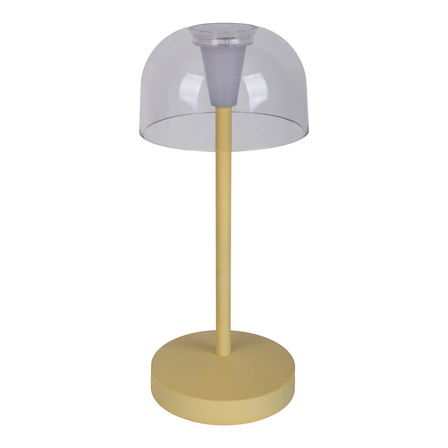 2er-Set Akku-/Tischleuchte "GOMBA" H: 18,5cm gelb
