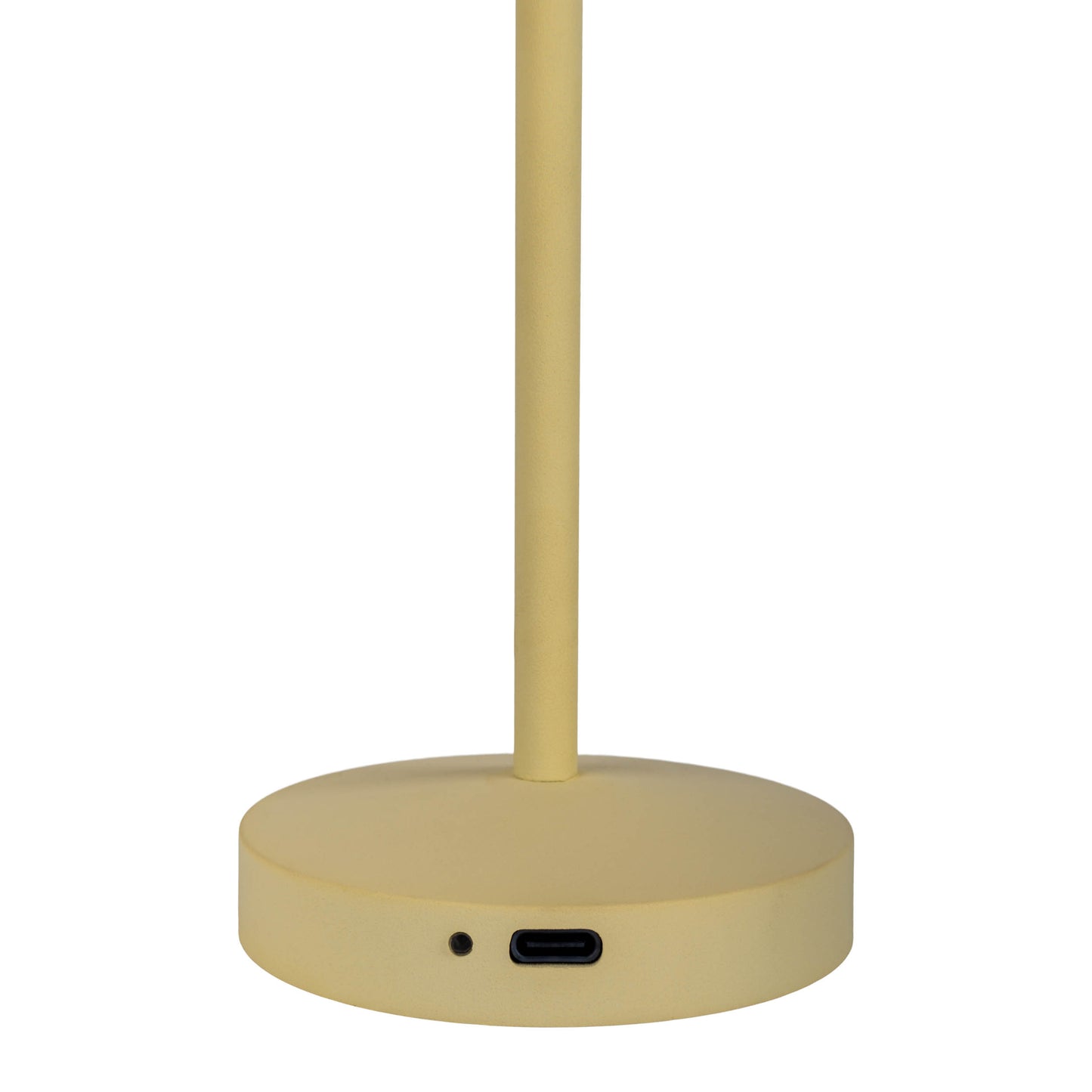 2er-Set Akku-/Tischleuchte "GOMBA" H: 18,5cm gelb