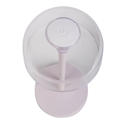 2er-Set Akku-/Tischleuchte "GOMBA" H: 18,5cm weiß