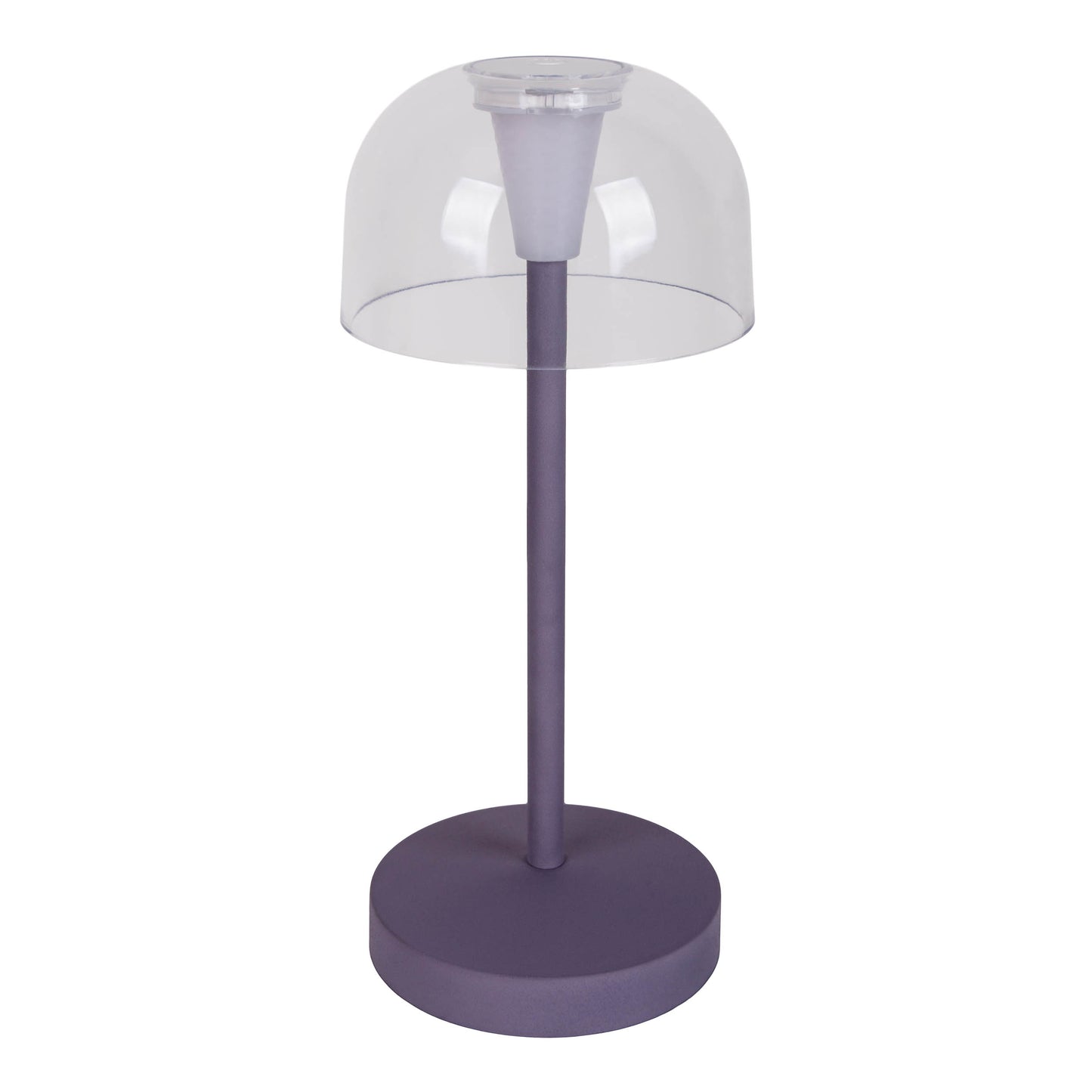 2er-Set Akku-/Tischleuchte "GOMBA" H: 18,5cm brombeere