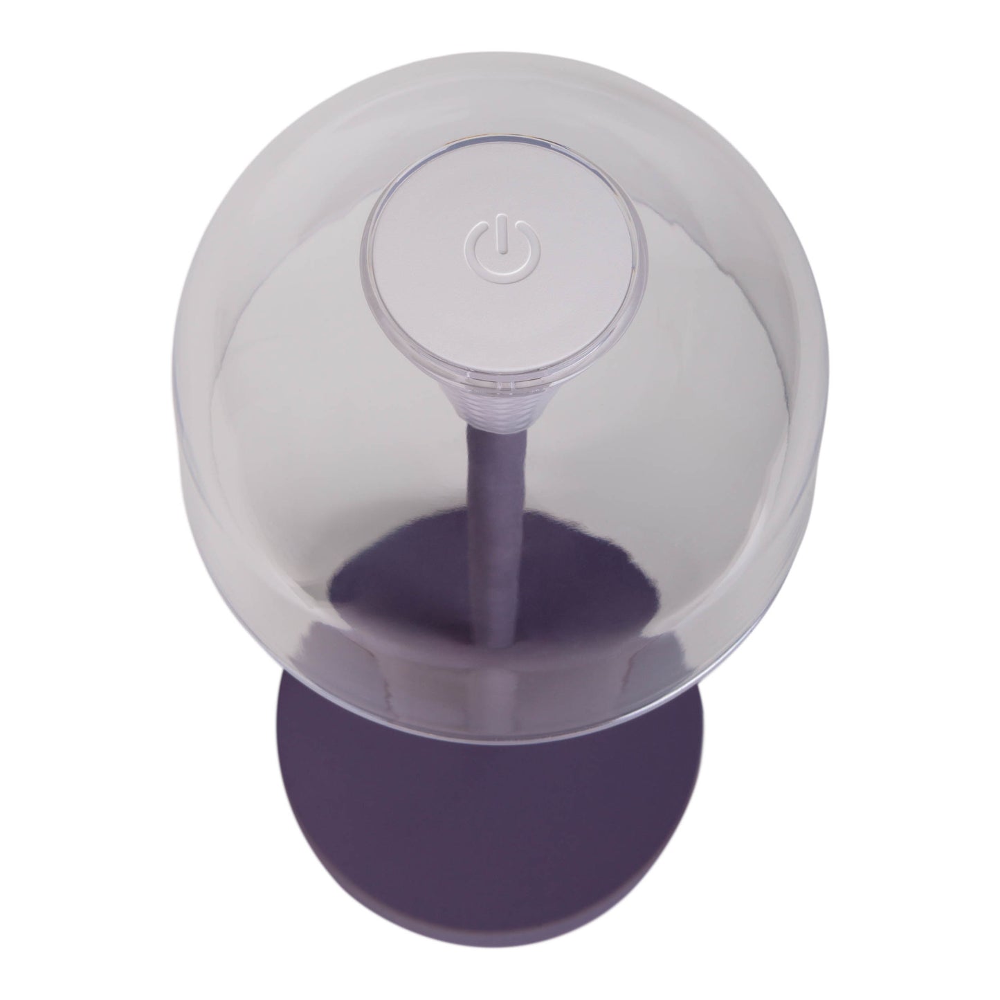 2er-Set Akku-/Tischleuchte "GOMBA" H: 18,5cm brombeere