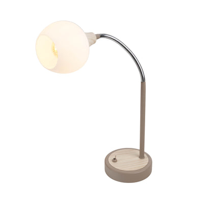 Tischleuchte "MONACO" H: 42cm beige