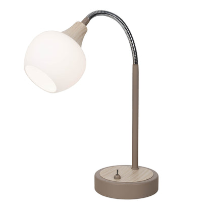 Tischleuchte "MONACO" H: 42cm beige