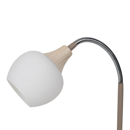 Tischleuchte "MONACO" H: 42cm beige
