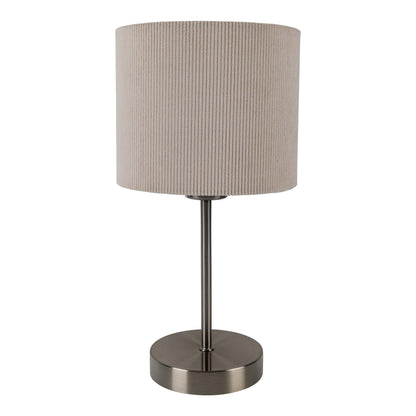 Tischleuchte "ARDITA" H: 36cm beige