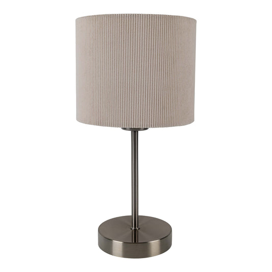 Tischleuchte "ARDITA" H: 36cm beige