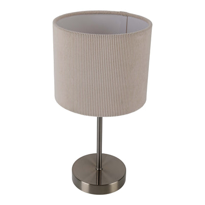 Tischleuchte "ARDITA" H: 36cm beige
