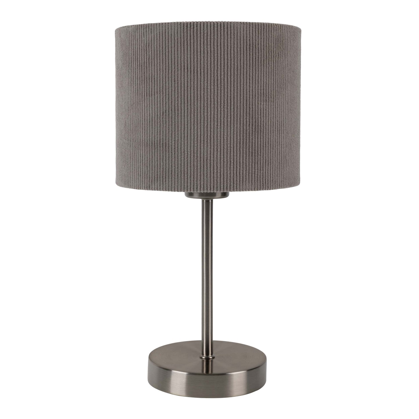 Tischleuchte "ARDITA" H: 36cm grau