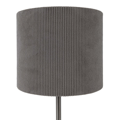 Tischleuchte "ARDITA" H: 36cm grau