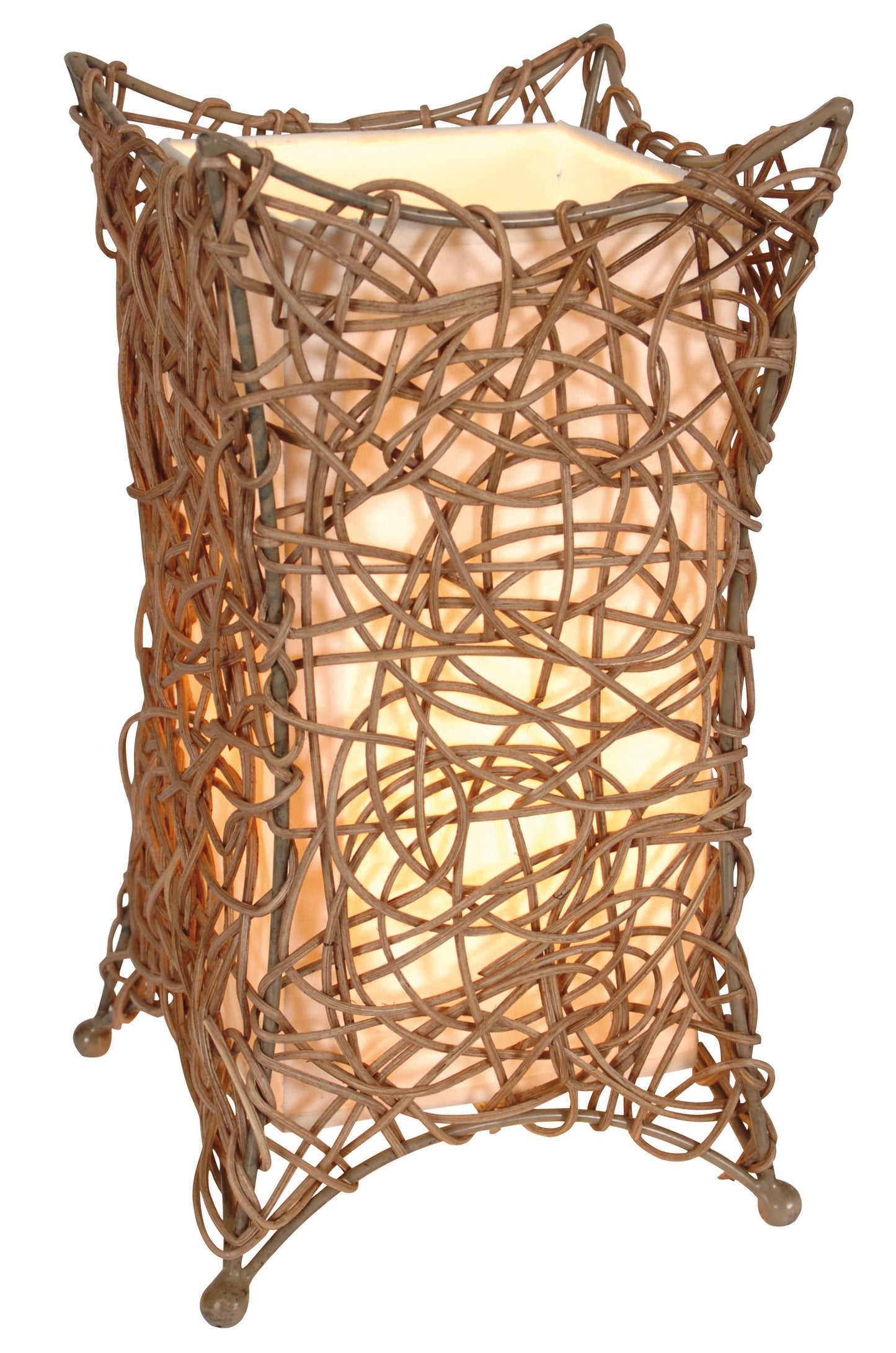 Korbtischleuchte h:30cm