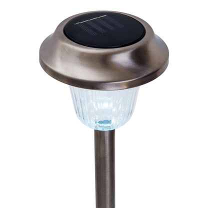 6er-Set LED Solar-/Erdspieß "GUSTAV" Ø: 39 cm