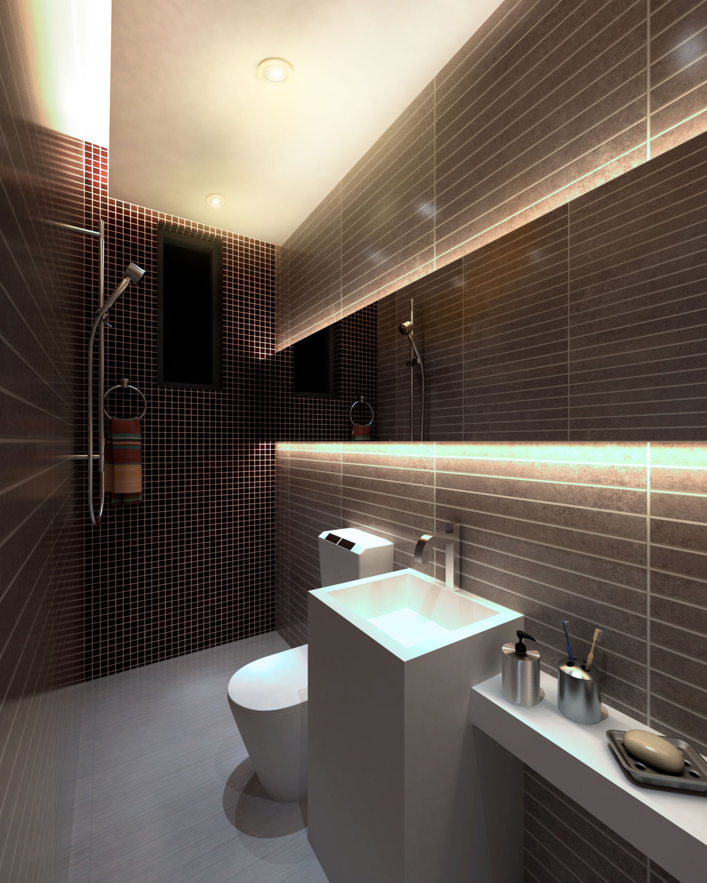 LED Einbauspot "COMMO" IP44 Feuchtraum