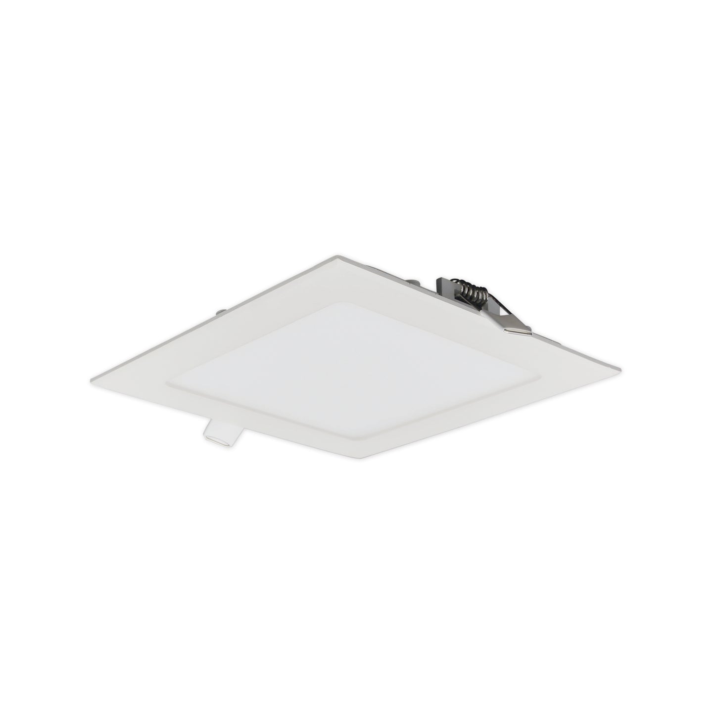 Einbauleuchten - LED Einbauleuchte "Interna" d:12cm, Einbaulampe im Functional Style, aus Metall und Kunststoff in weiß, 1,3 cm tief, Ø 12 cm, inkl. LED