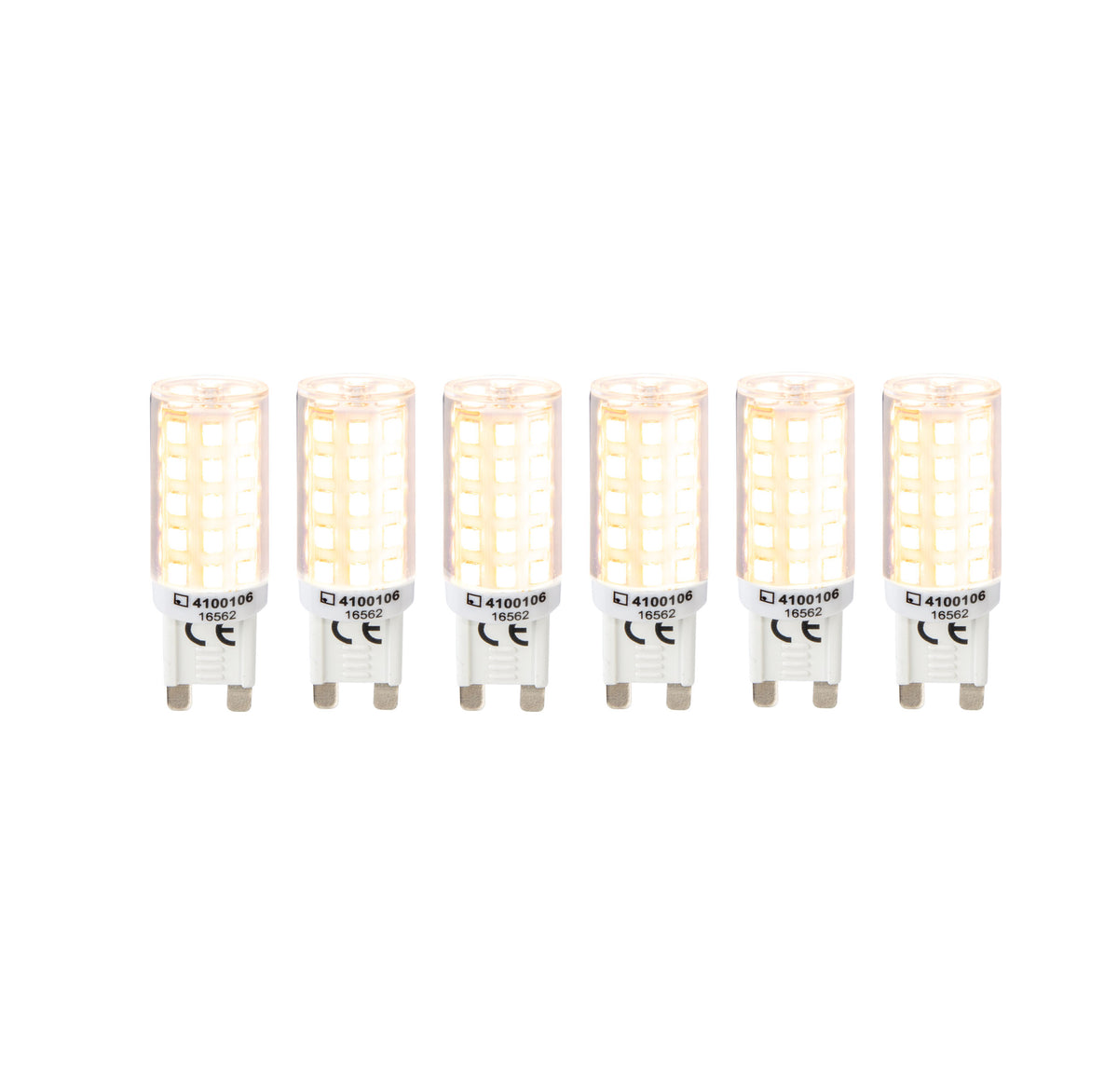 6er-Set LED Leuchtmittel "DENNY" G9 / 3,5 W