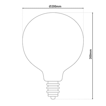 LED Leuchtmittel "DILLY MAX" E27 / 5 W