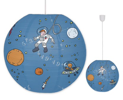 Papierleuchte "Kid Ballon" Ø: 40cm Raumfahrt