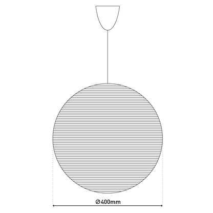 Papierleuchte "Kid Ballon" Ø: 40cm Dschungeltiere