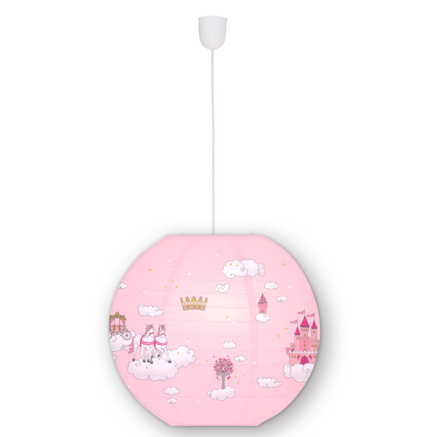 Papierleuchte "Kid Ballon Ø: 40cm Prinzessin