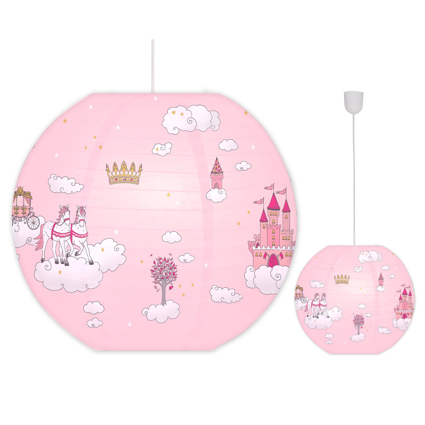 Papierleuchte "Kid Ballon Ø: 40cm Prinzessin