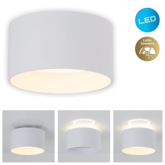 LED Spot "TRIOS" Ø: 14cm weiß