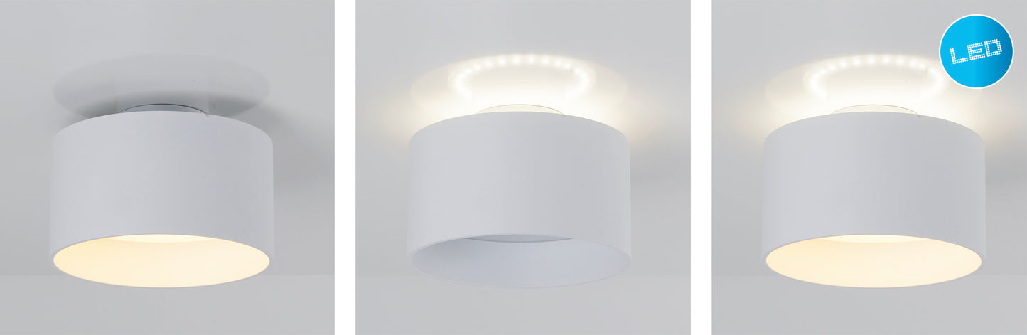 LED Spot "TRIOS" Ø: 14cm weiß