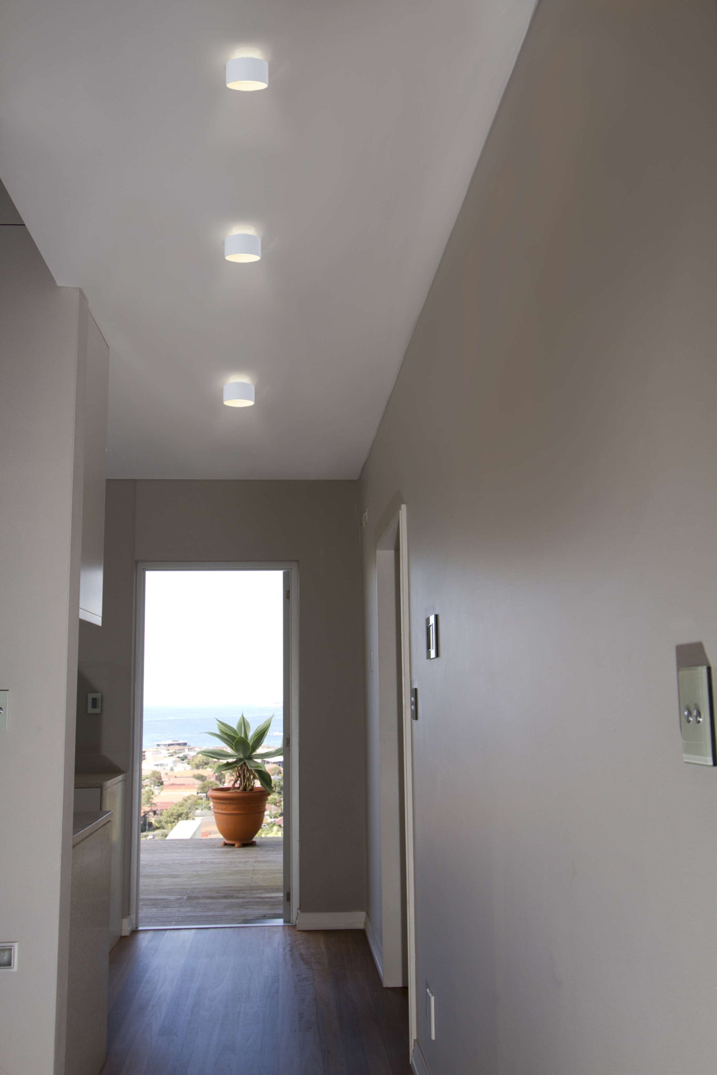 LED Spot "TRIOS" Ø: 14cm weiß