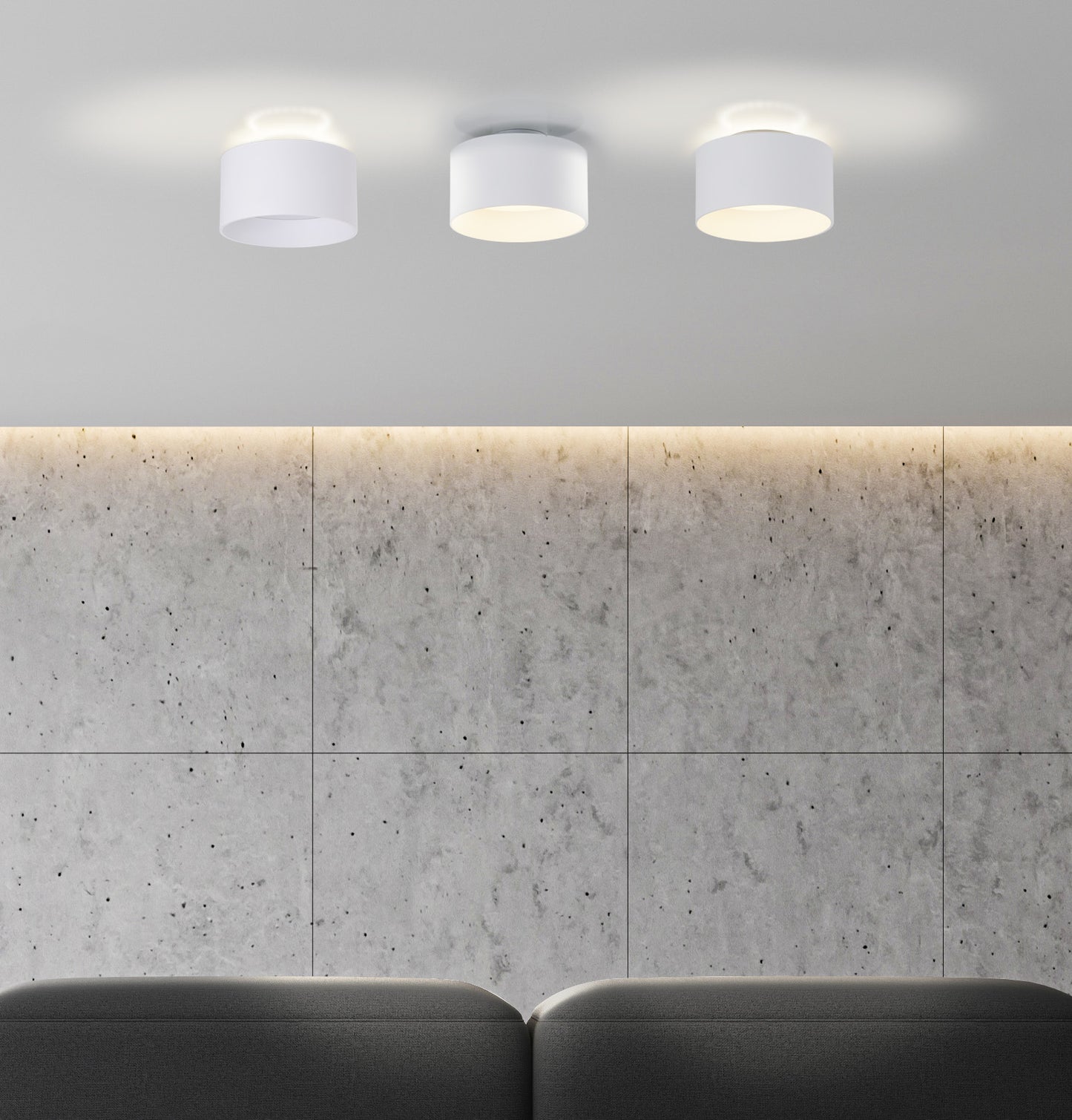 LED Spot "TRIOS" Ø: 14cm weiß