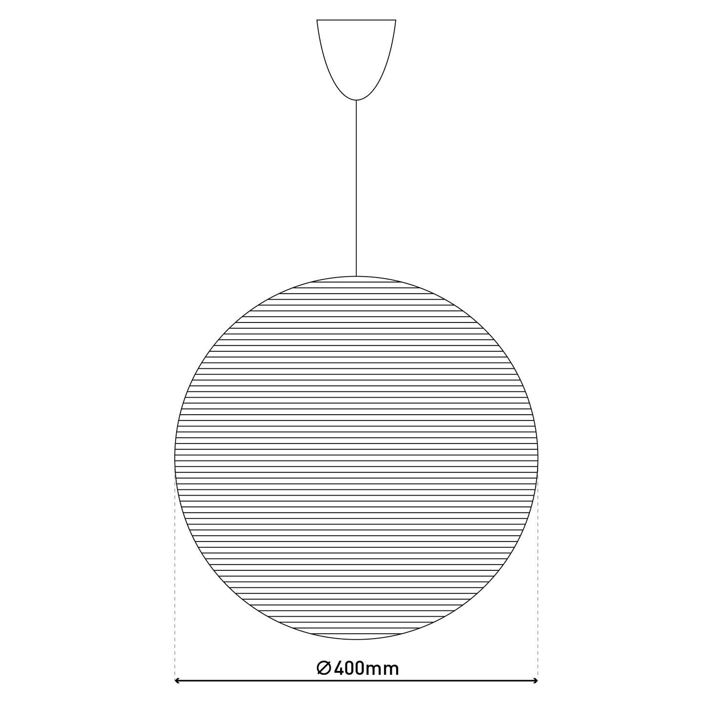 Papierleuchte "Kid Ballon" Ø: 40cm Einhorn