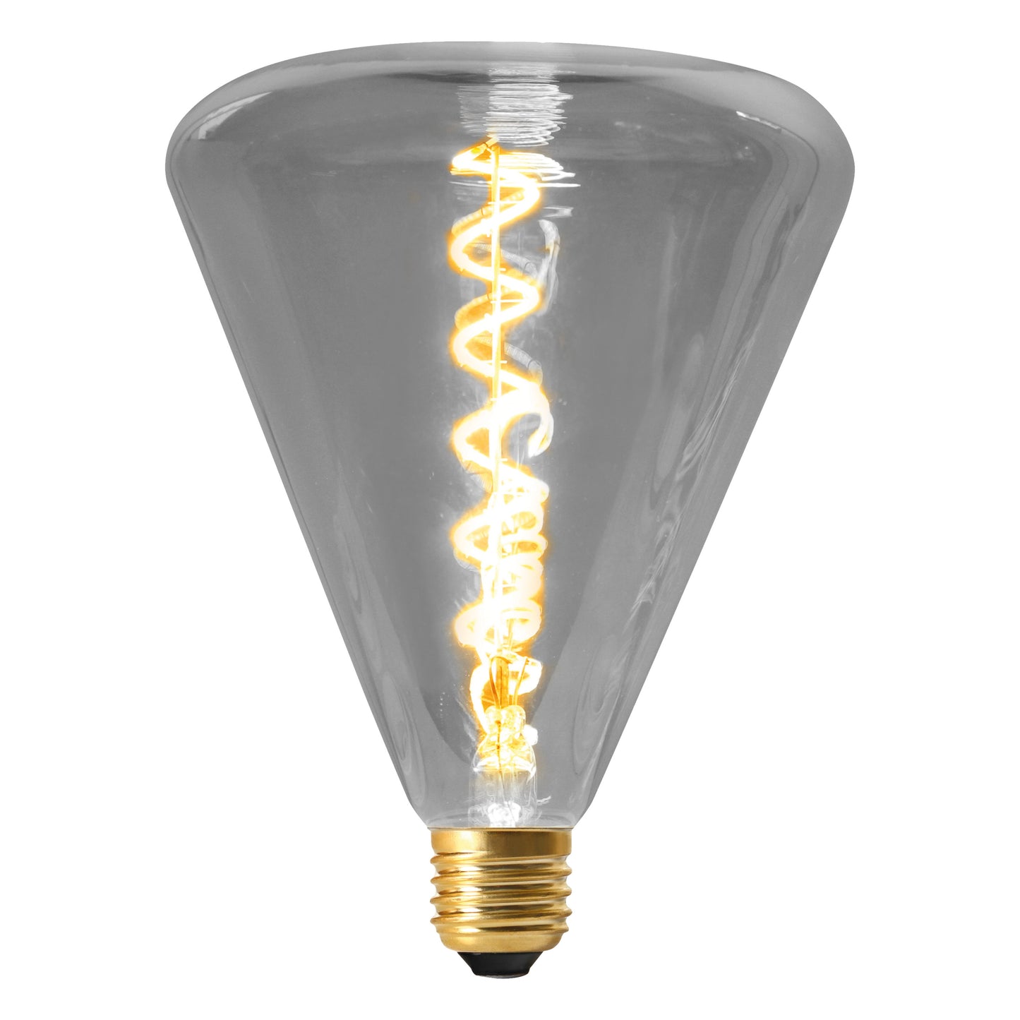 LED Leuchtmittel "DILLY" E27/4W 19cm grau