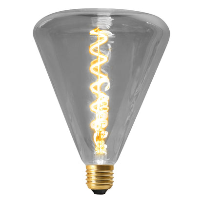 LED Leuchtmittel "DILLY" E27/4W 19cm grau