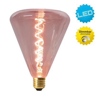 LED Leuchtmittel "DILLY" E27/4W H: 19cm rot
