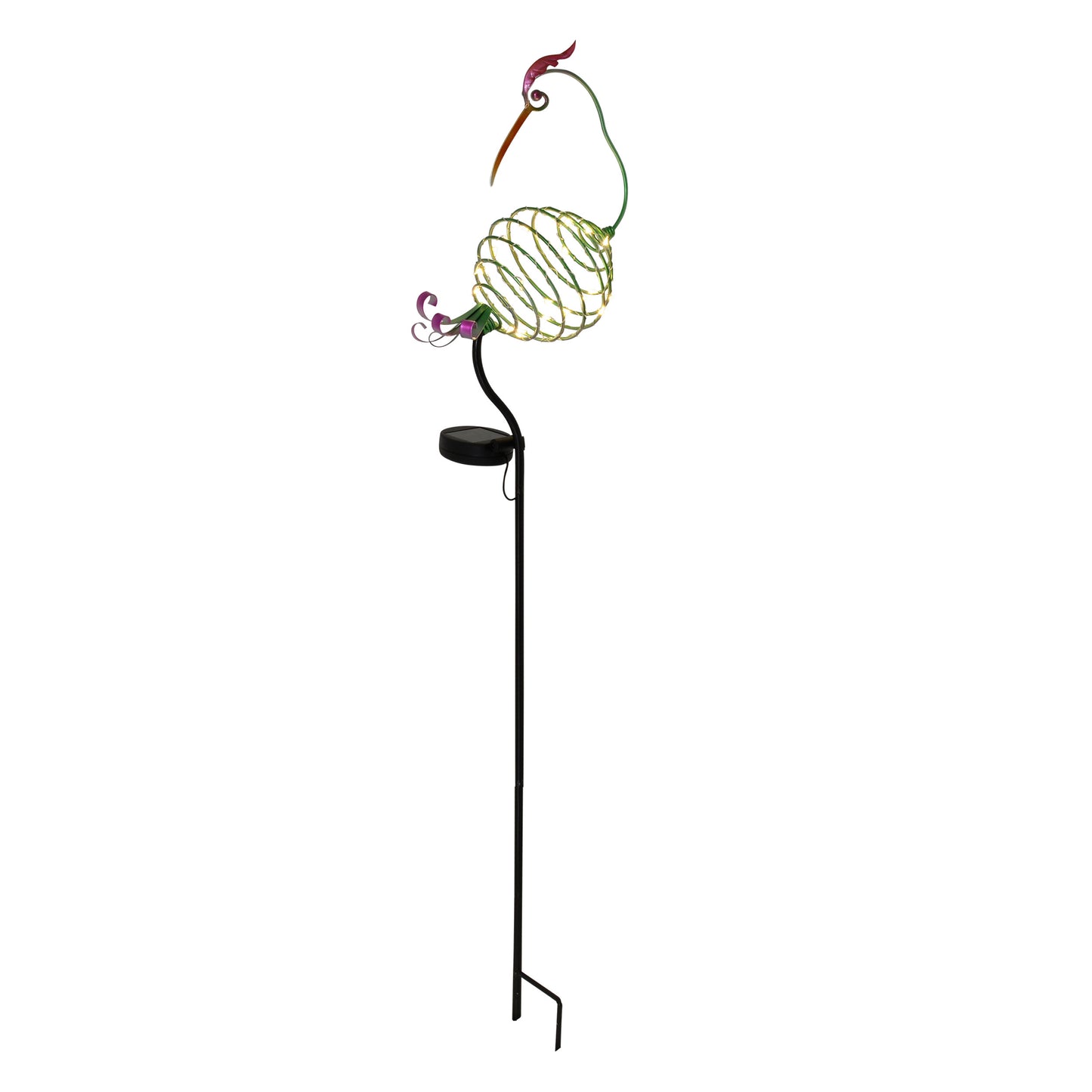 Deko-Solar-Erdspieß "KRANICH" h: 86cm