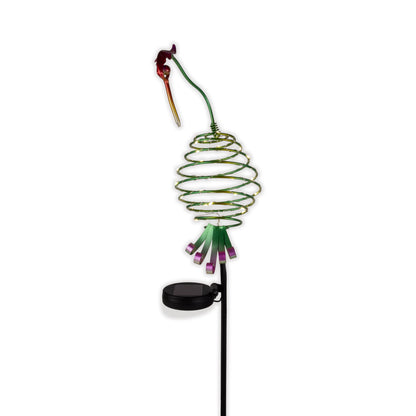 Deko-Solar-Erdspieß "KRANICH" h: 86cm