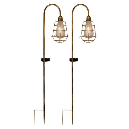 2er-Set LED Solar-/Erdspieß "GITTI" H: 76,5 cm