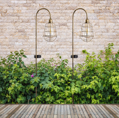 2er-Set LED Solar-/Erdspieß "GITTI" H: 76,5 cm