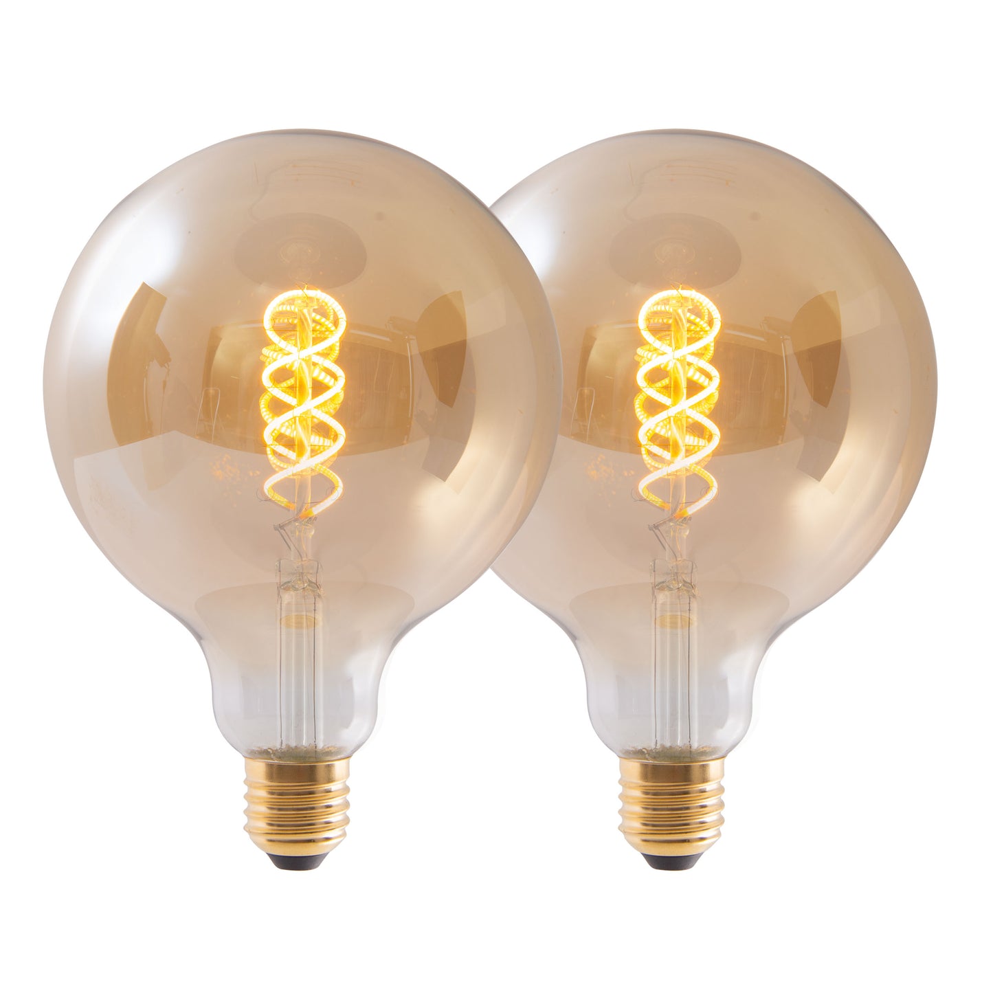 2er-Set LED Leuchtmittel "DILLY" E27/5W Ø: 12,5cm